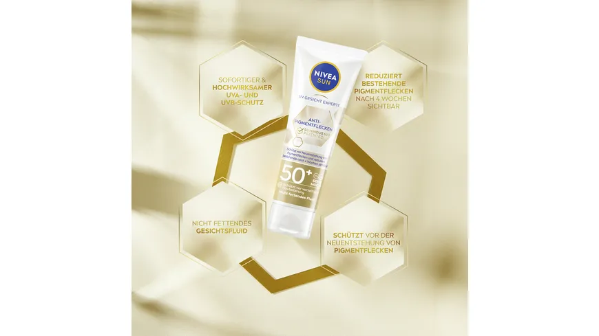NIVEA SUN UV Gesicht Experte Anti-Pigmentflecken Sonnenschutz LF50+ 40 ml