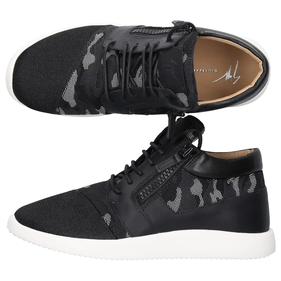 Giuseppe Zanotti - Sneaker high MEGATRON Kalbsleder - schwarz