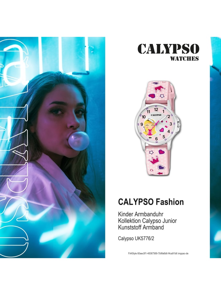 Calypso Analog-Armbanduhr Calypso Junior rosa klein (ca. 27mm) günstig kaufen onesize
