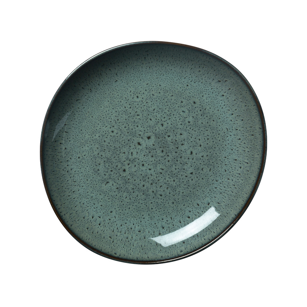 like. by Villeroy & Boch Coupe plate Lave gris Bol