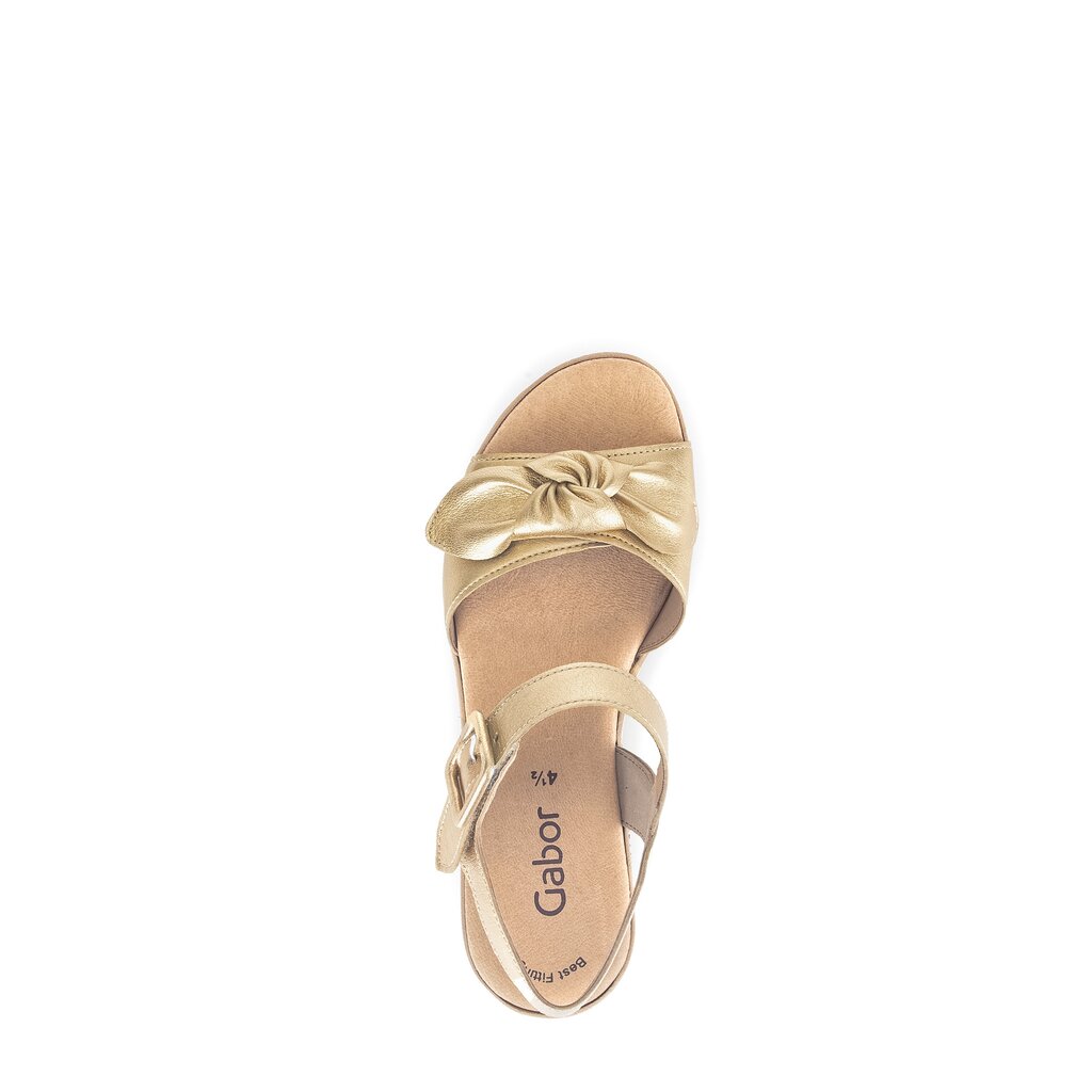 Gabor fashion Keilsandalette gold