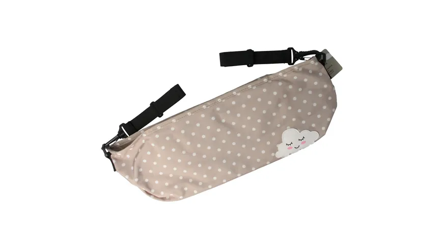 PARSA Beauty Baby Kinderwagentasche beige mit Wolkenstickerei
