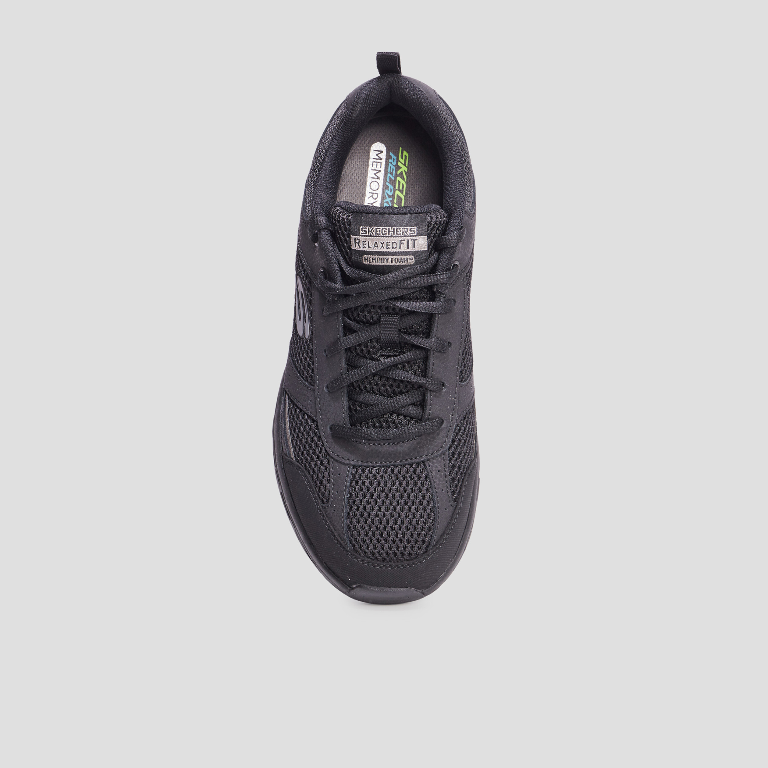 Baskets running mémoire forme Skechers noir homme | La Halle