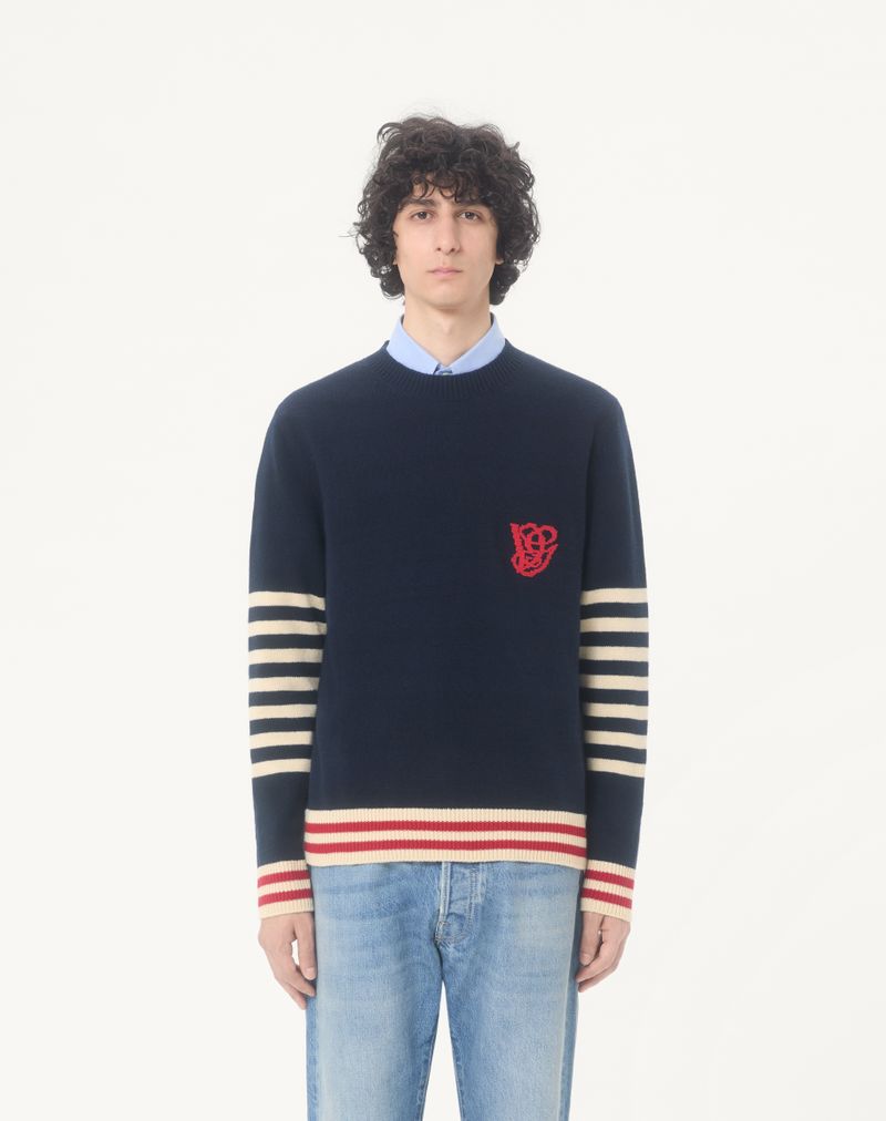 Suéter Valentino de lã com bordado VG