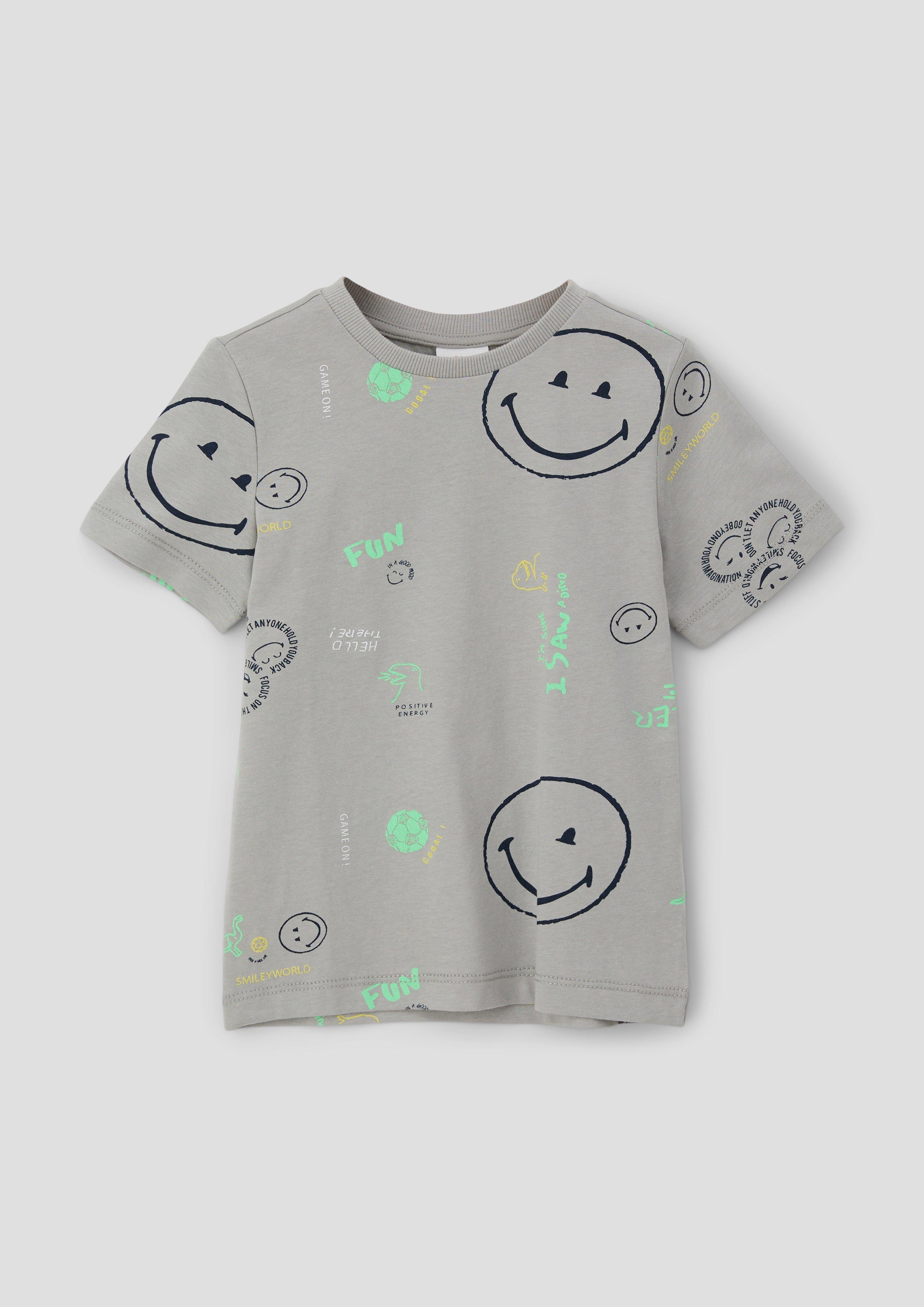 T-Shirt mit All-over-Smiley-Print  2143107-91A1