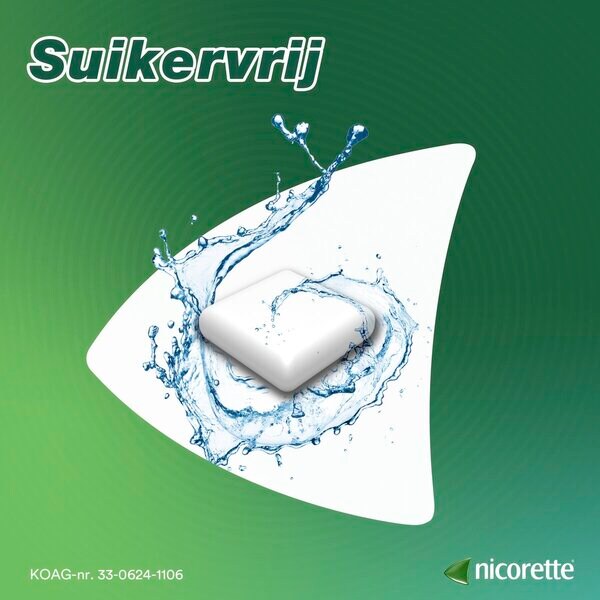 Nicorette Menthol Mint 4 mg sokeriton purukumi - 105 kpl