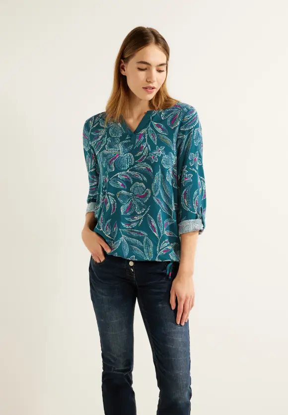 CECIL Bluse mit Multicolorprint