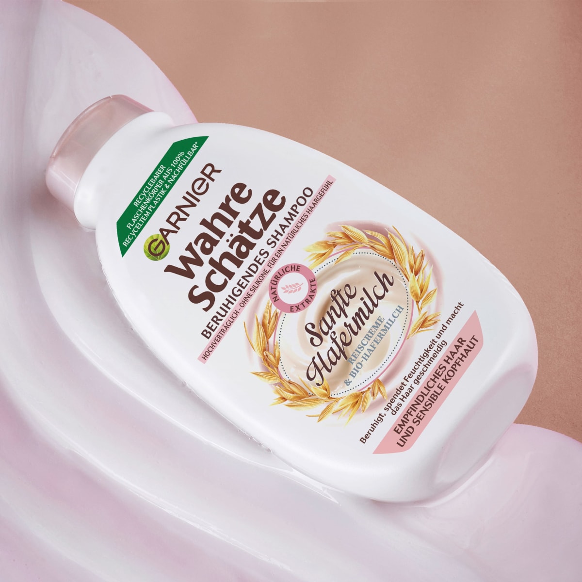 Shampoo  Sanfte Hafermilch, empfindliches Haar, 400 ml