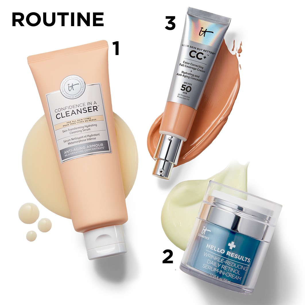 IT Cosmetics дневна нега лица са ретинолом и серумом у креми против бора
