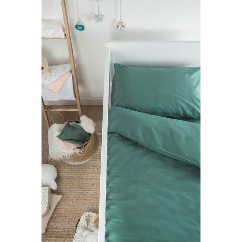 Housse de couette bébé unie en Coton Bio