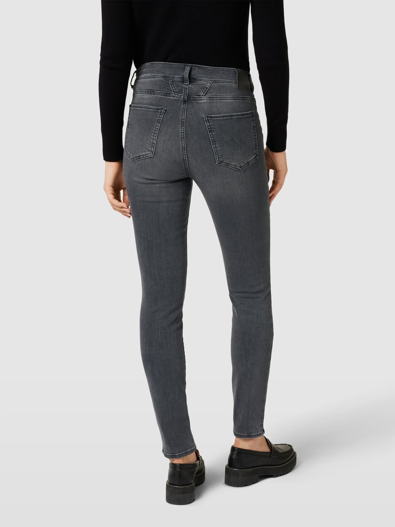 Jeans mit 5-Pocket-Design Modell 'SHAKIRA' in dunkelgrau