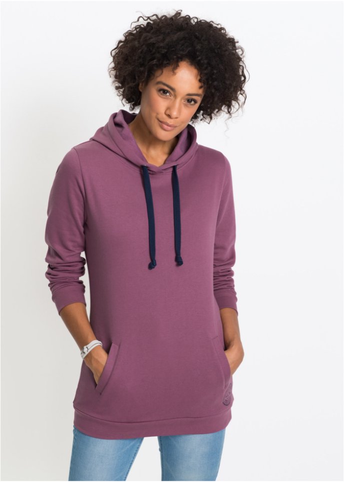Longkapuzensweatshirt, Langarm