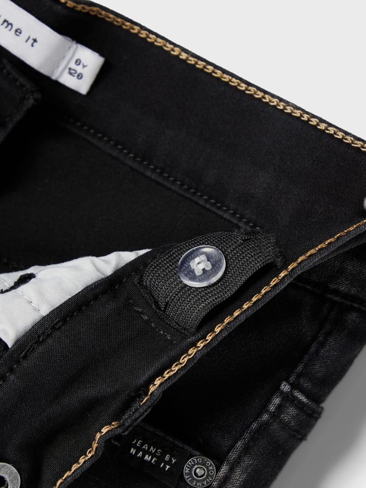 name it Stretch Jeans Slim Fit NKMTHEO in Schwarz günstig kaufen
