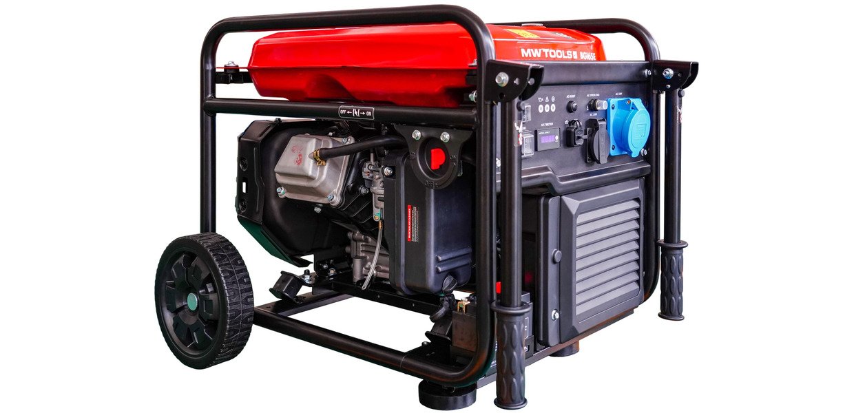 MW-Tools 724562443 BGI65E Benzinski inverterski generator 6,5 kW 230V s električnim pokretanjem