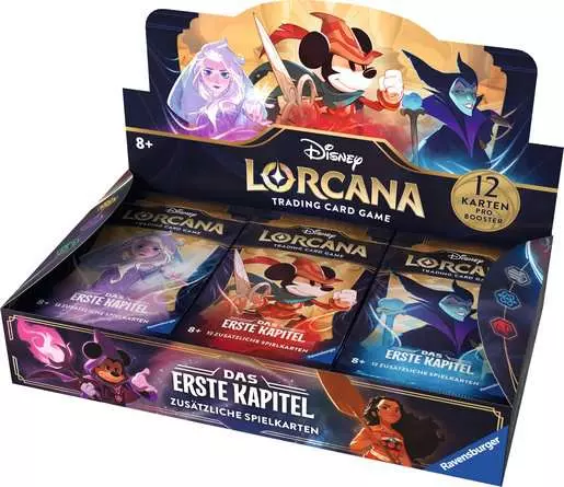 Disney Lorcana: Das Erste Kapitel - Display mit 24 Booster Packs (Deutsch)