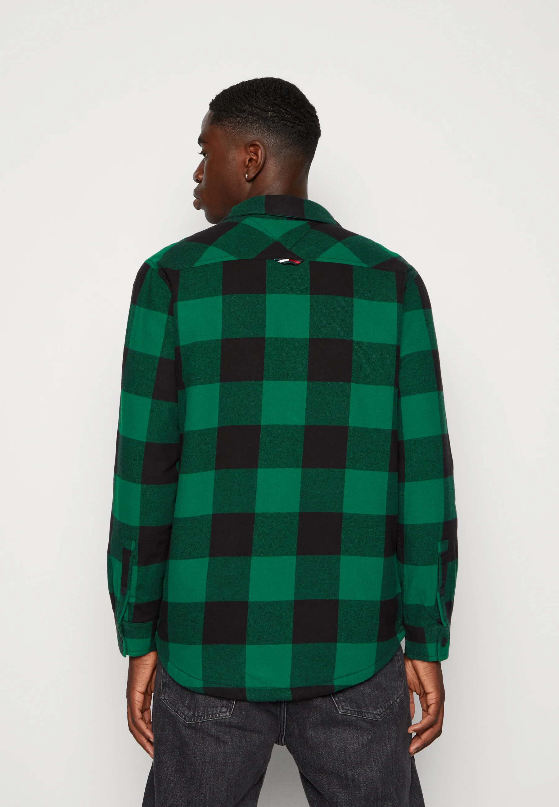 Tommy Jeans SHERPA OVERSHIRT - Chaqueta de entretiempo