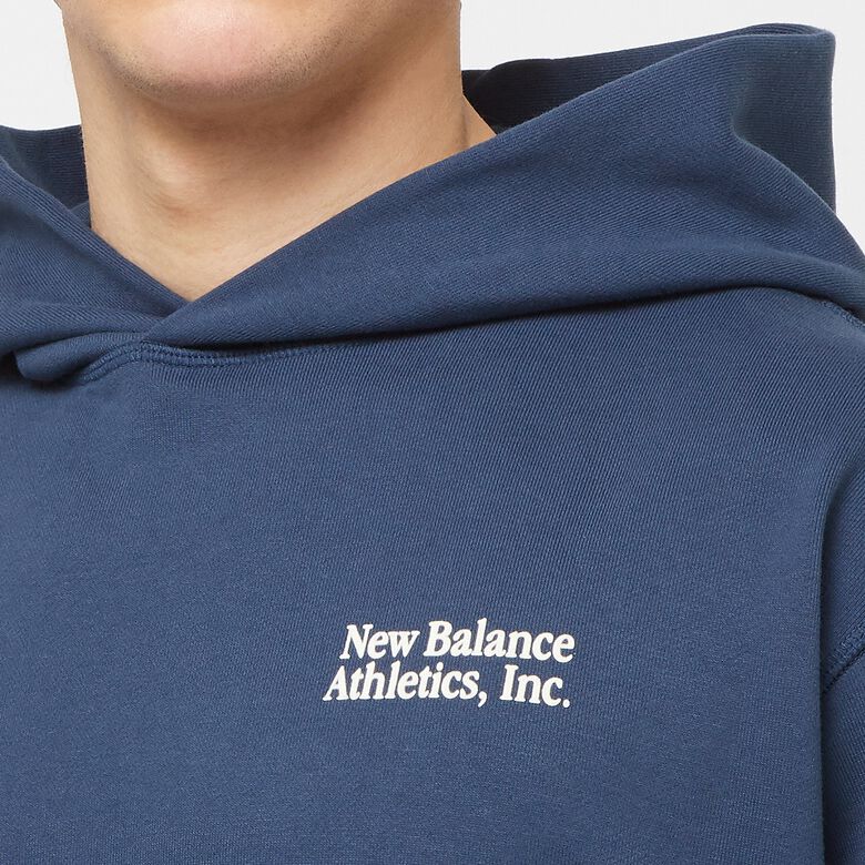 New Balance Athletics Embroidered Relaxed Hoodie nb navy