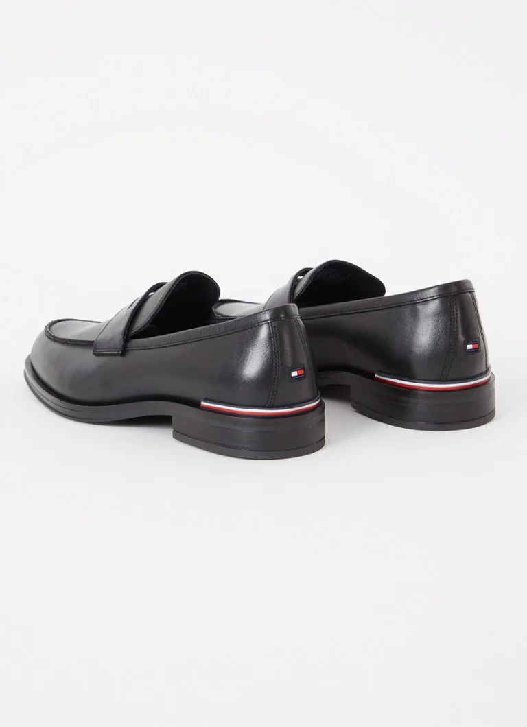 Mocasini din piele Tommy Hilfiger Core