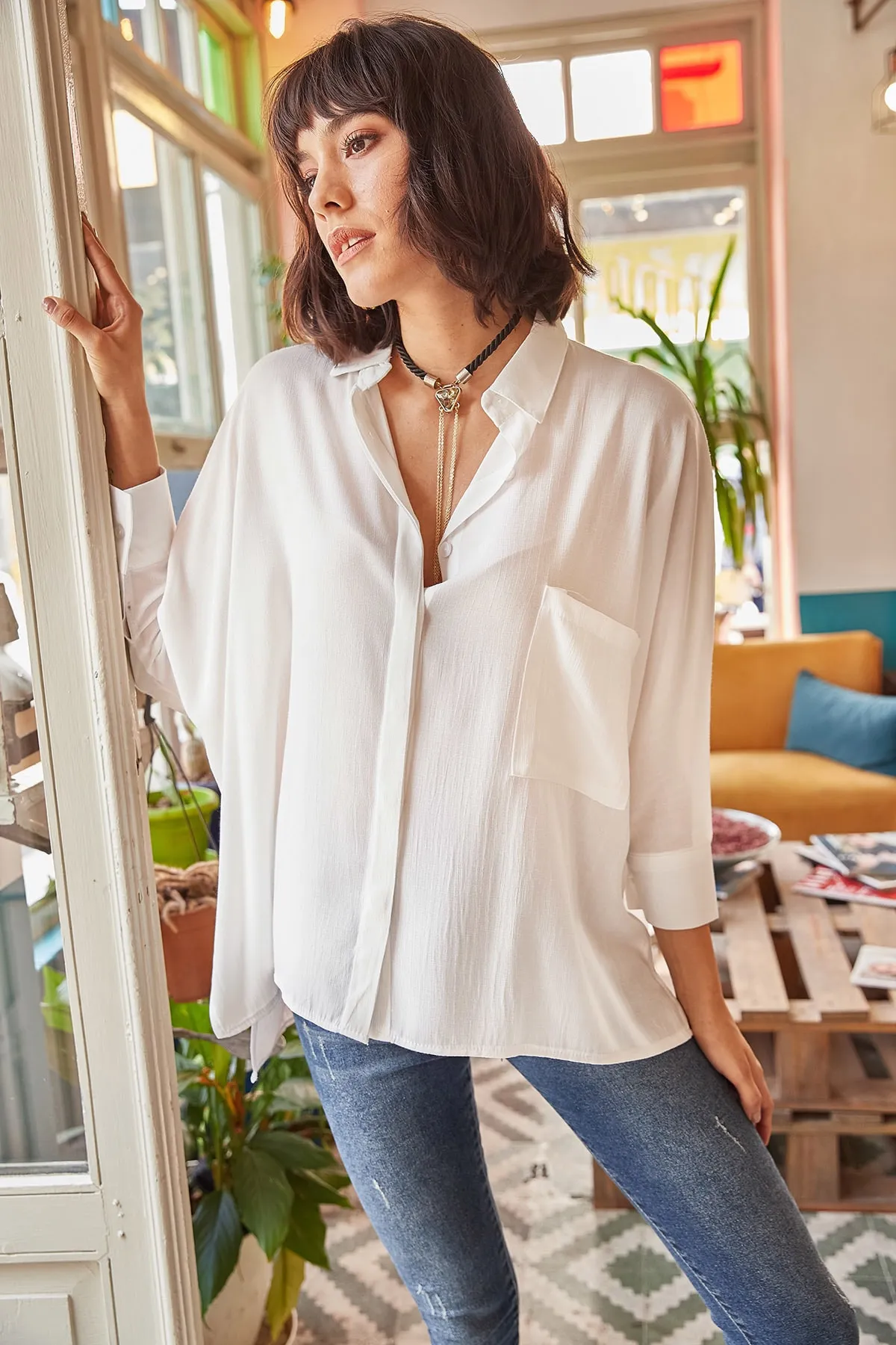 Olalook  Hemd - Weiß - Regular Fit