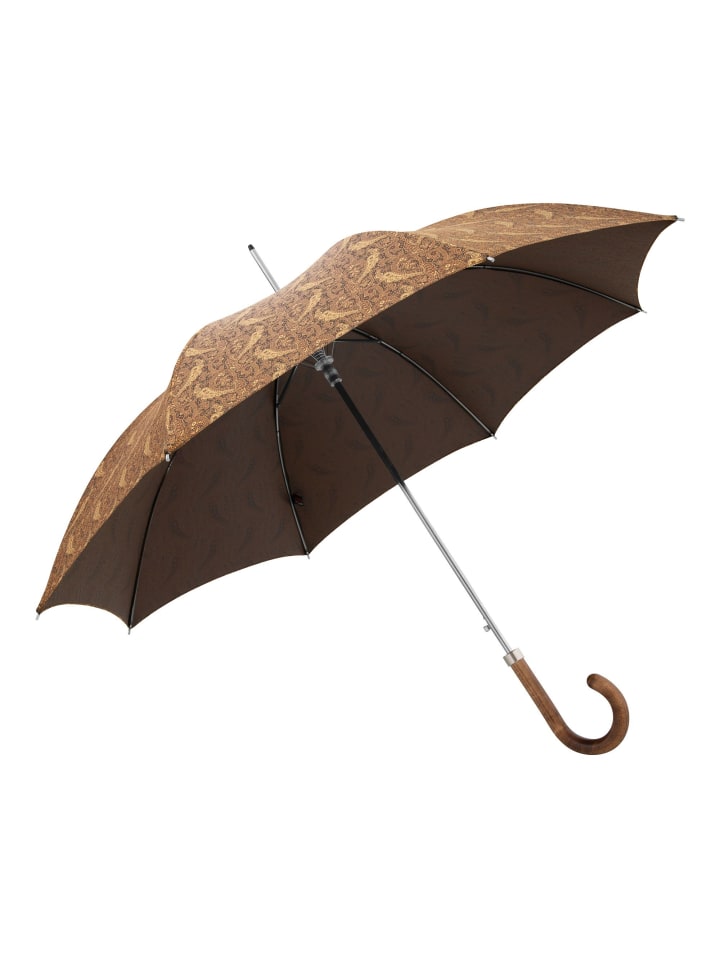 doppler Manufaktur Cottage Elegance Stockschirm 91 cm in braun gemustert günstig kaufen onesize