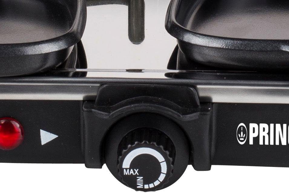 PRINCESS Raclette 8 Oval Stone & Grill Party - 162710, 8 Raclettepfännchen, 1200 W