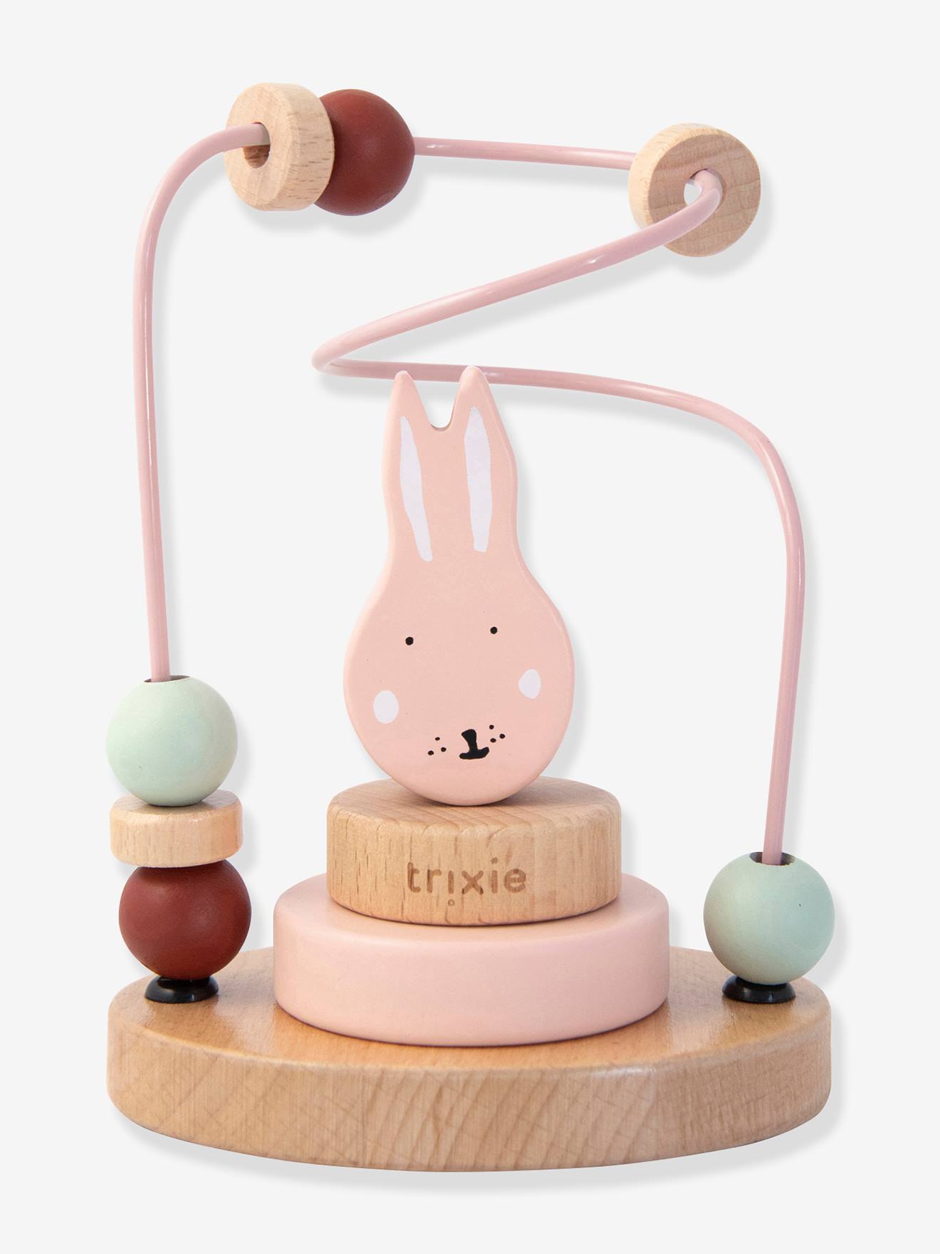 Trixie Baby Motorikschleife mit Holzperlen TRIXIE - orange