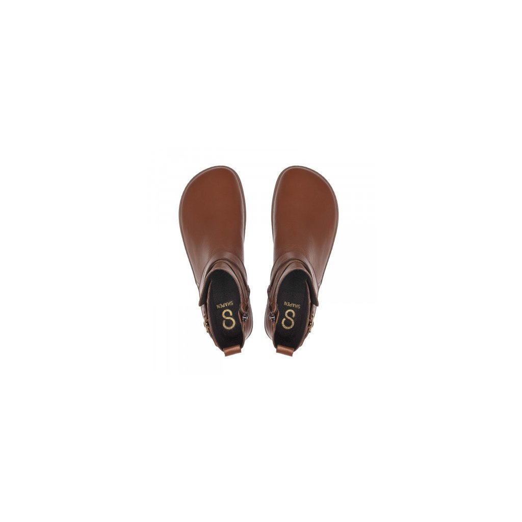 Shapen Divine Brown Barfußstiefeletten
