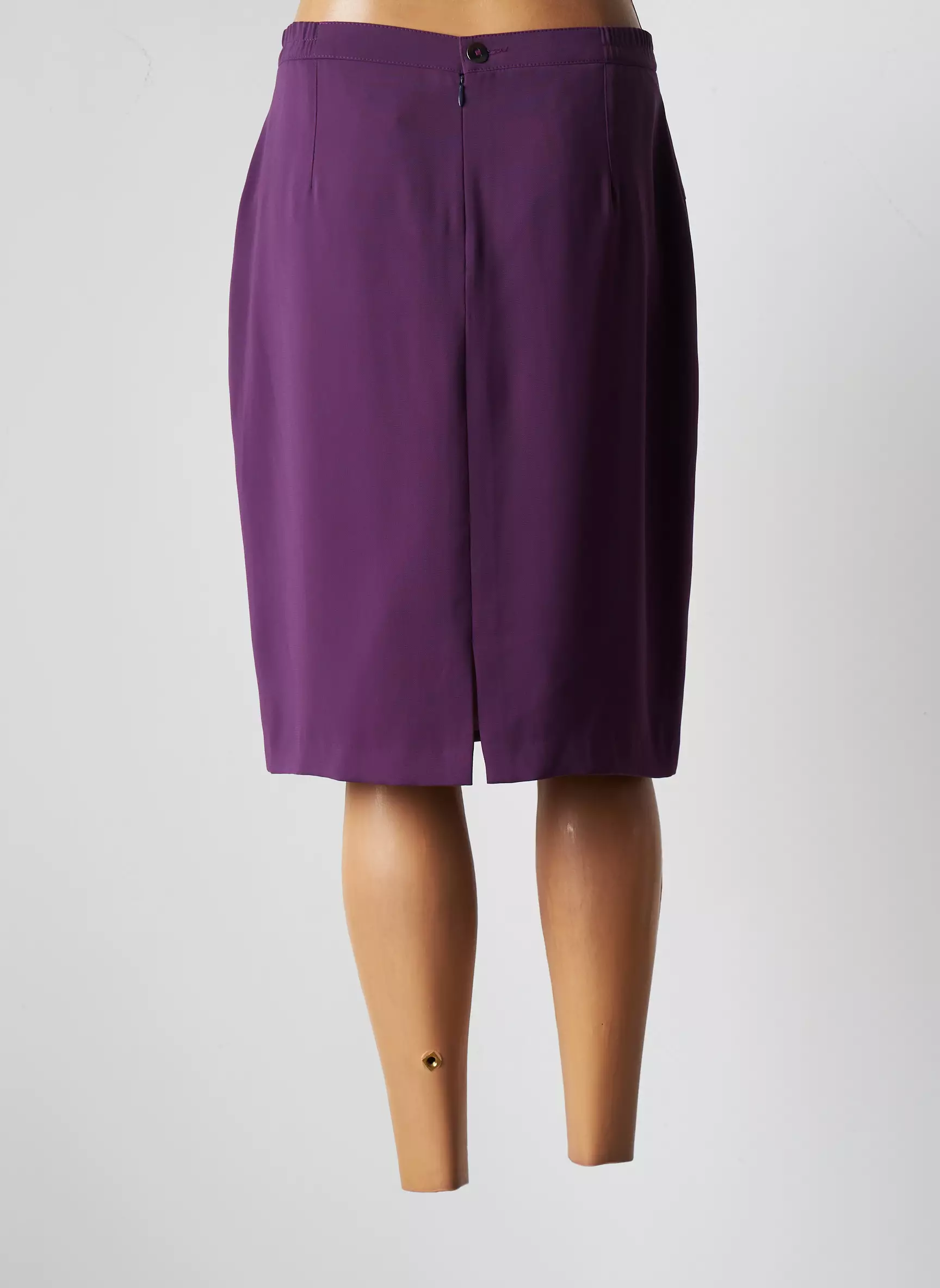 Jumfil Jupes Mi Longues Femme couleur violet