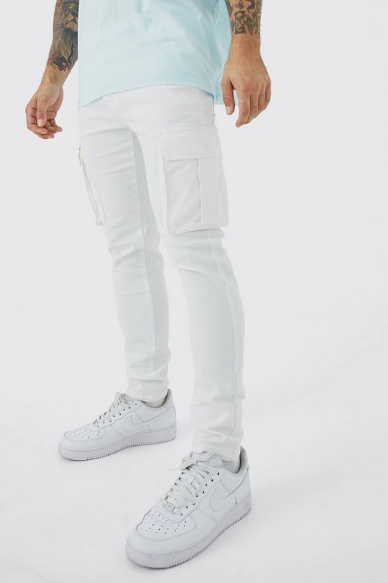Skinny Stretch Cargo-Jeans