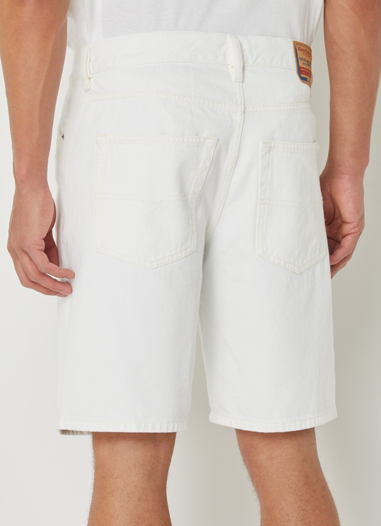 Pantaloni scurți din denim Diesel cu croială dreaptă și buzunare laterale