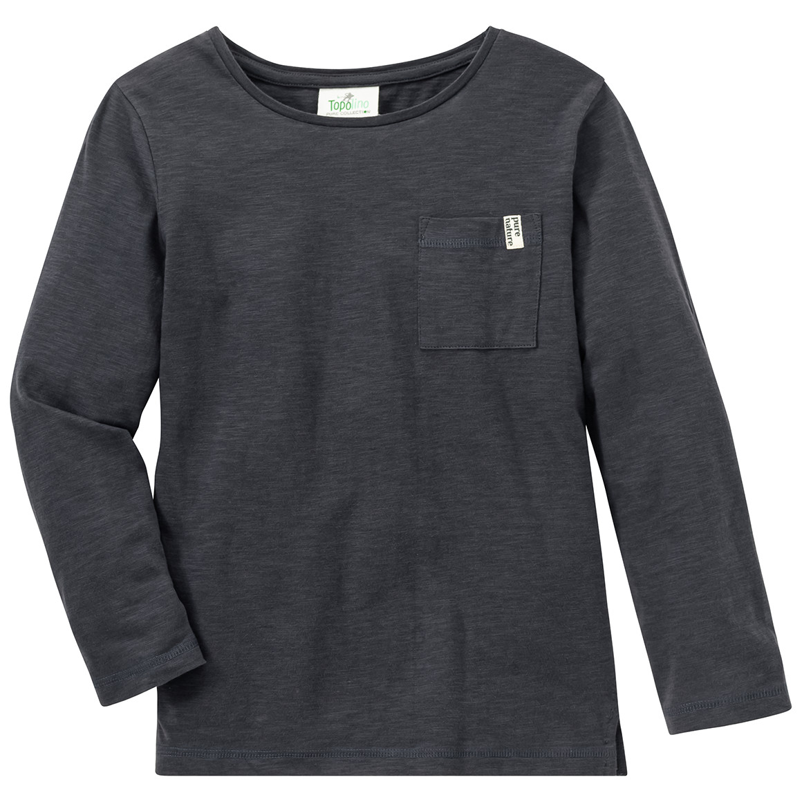 2 Kinder Langarmshirts mit Flammgarn