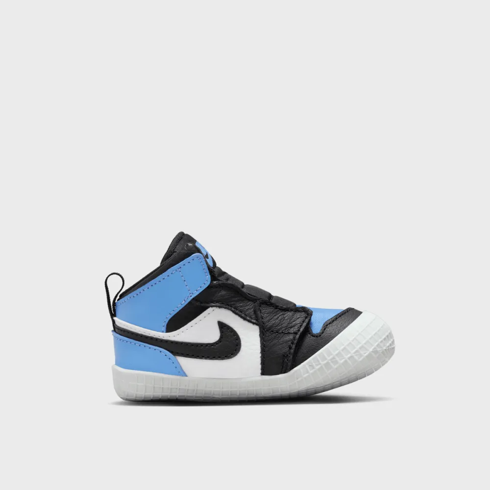 NIKE JORDAN 1 Crib Baby UNC Toe Bootie AT3745-400 / blau
