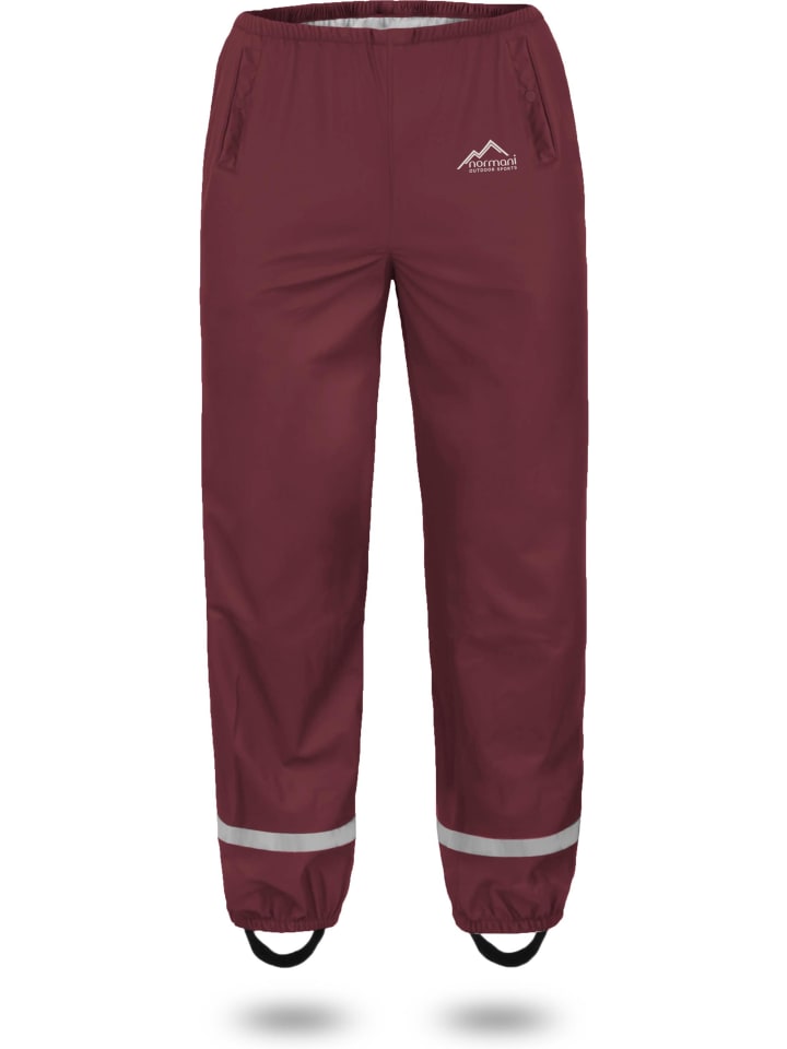 Normani Outdoor Sports Kinder Regenhose York in Bordeaux günstig kaufen