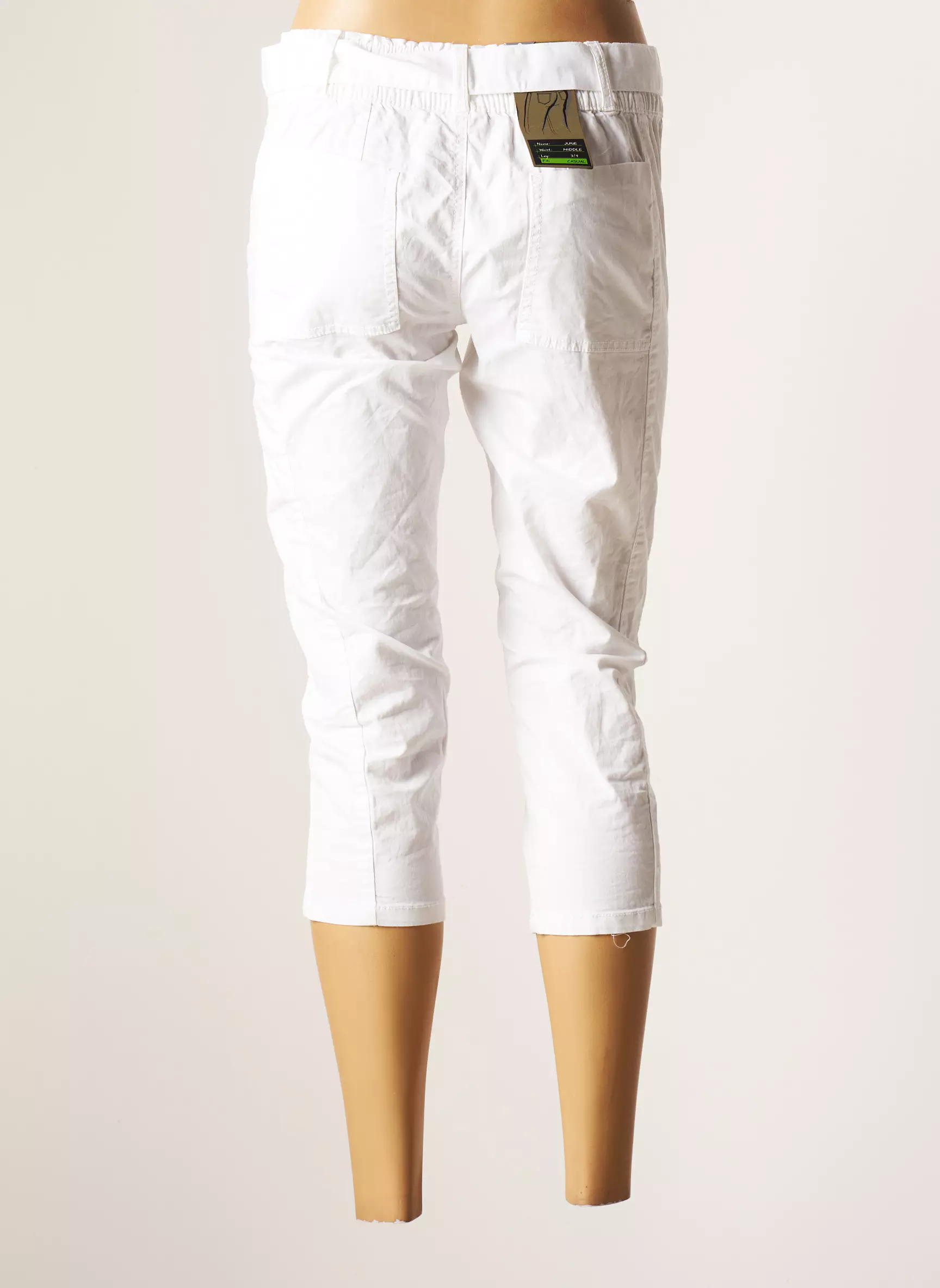 Street One Pantacourts Femme couleur blanc