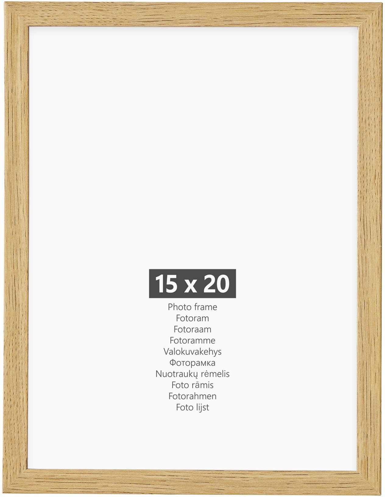andas Bilderrahmen-Set Bilderrahmen 10er, (Set, 10 St), 2x 21x30 (DIN A4) + 4x 15x20 (DIN A5) + 2x 10x15 + 2x 13x18 cm