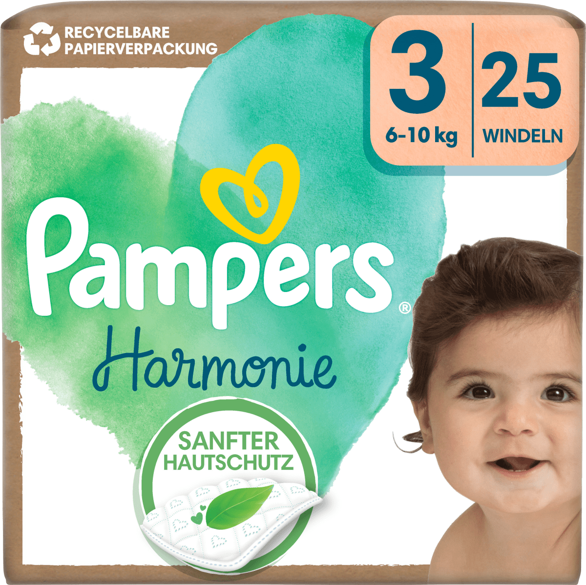 Windeln Harmonie Gr.3 Midi (6-10 kg), 25 St
