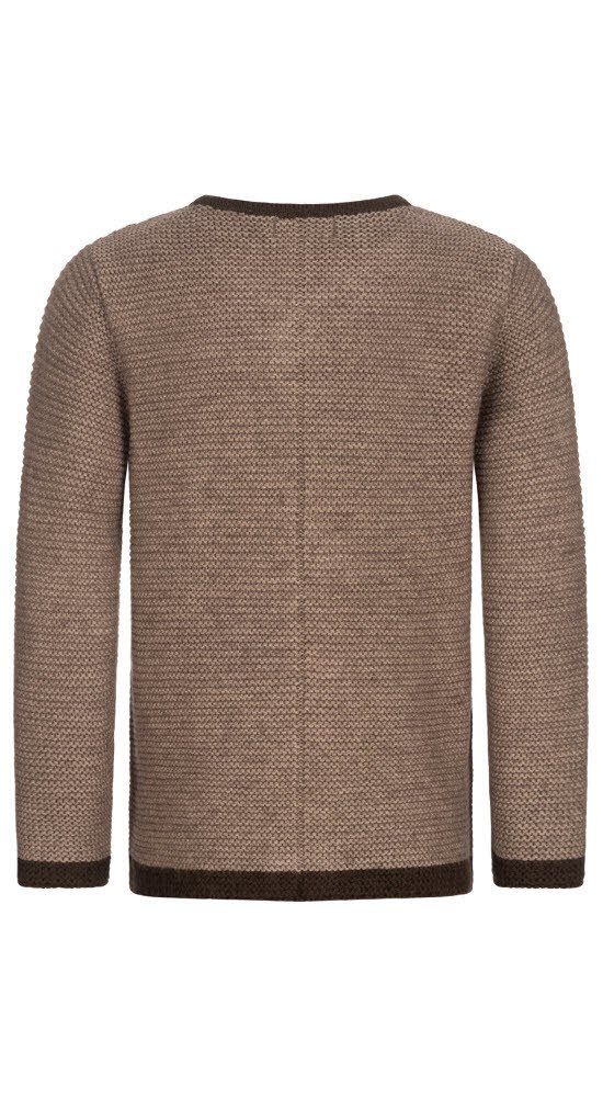 Nübler Trachtenstrickjacke Kinderstrickjacke Langarm Ignaz Bua in Braun von Nübler