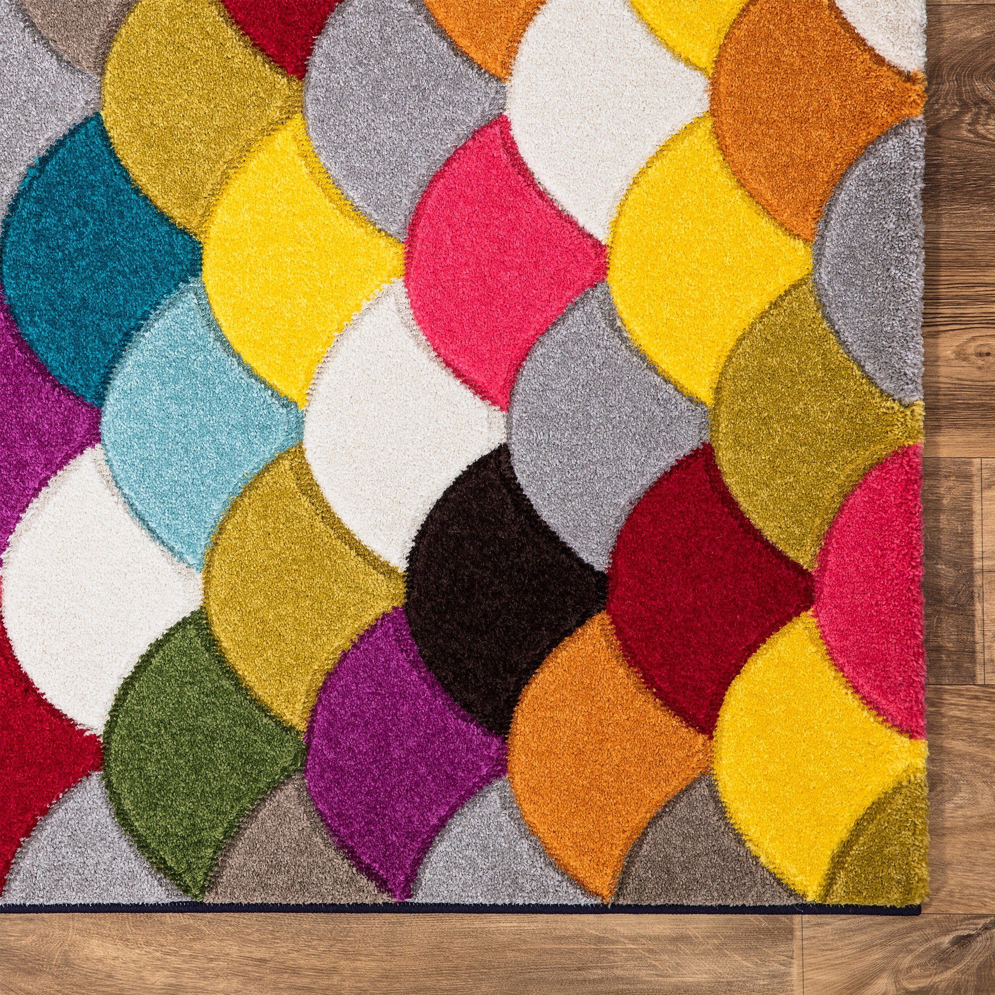 Hochflor-Teppich Hochwertiger Teppich Wohnzimmer, TEPPIA, Wohnzimmerteppich Teppichläufer Küchenteppich Rutschfest