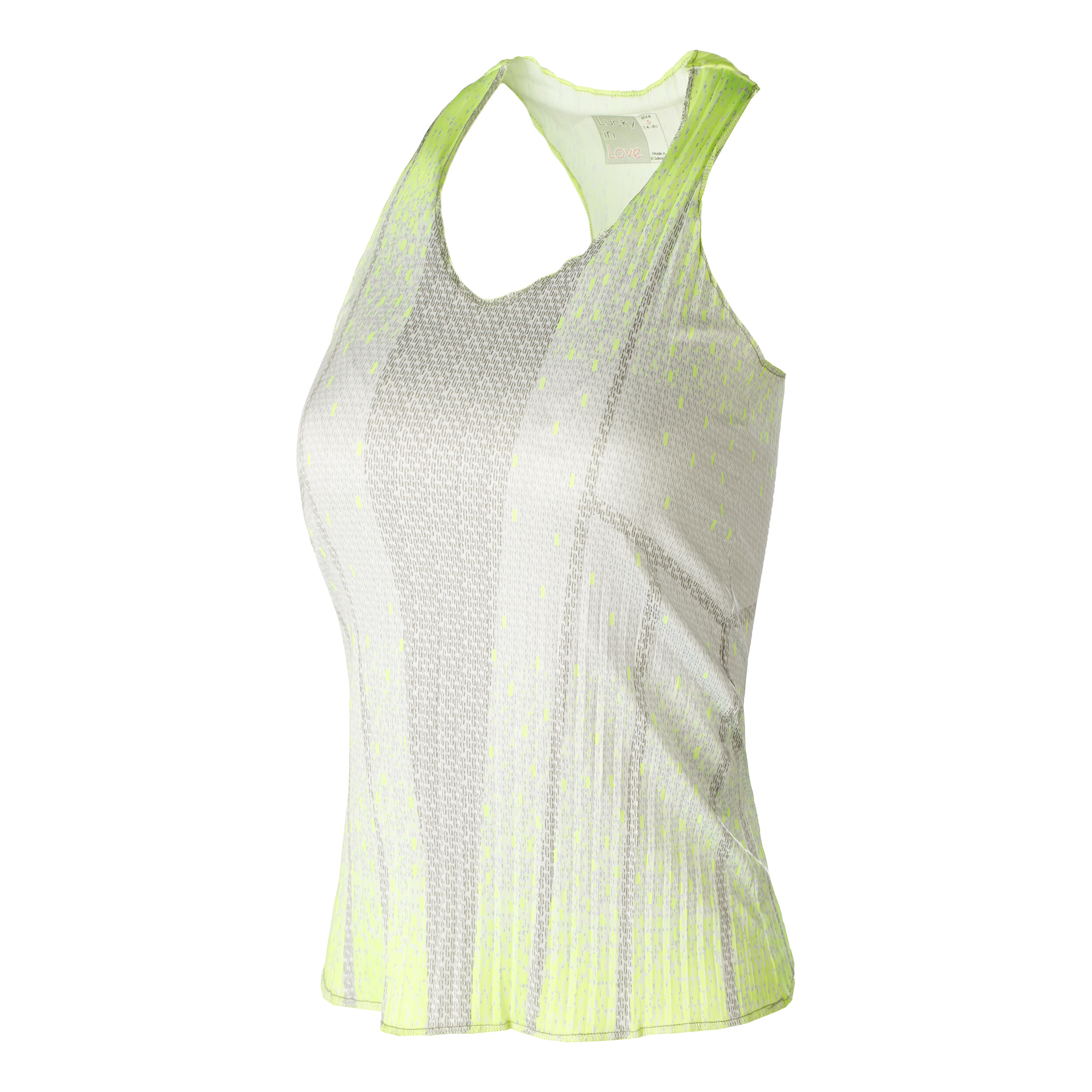 Pleat Don't Go Tank-Top Damen - Weiß, Mehrfarbig