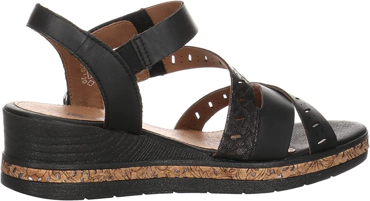 REMONTE Klassische Sandalen schwarz