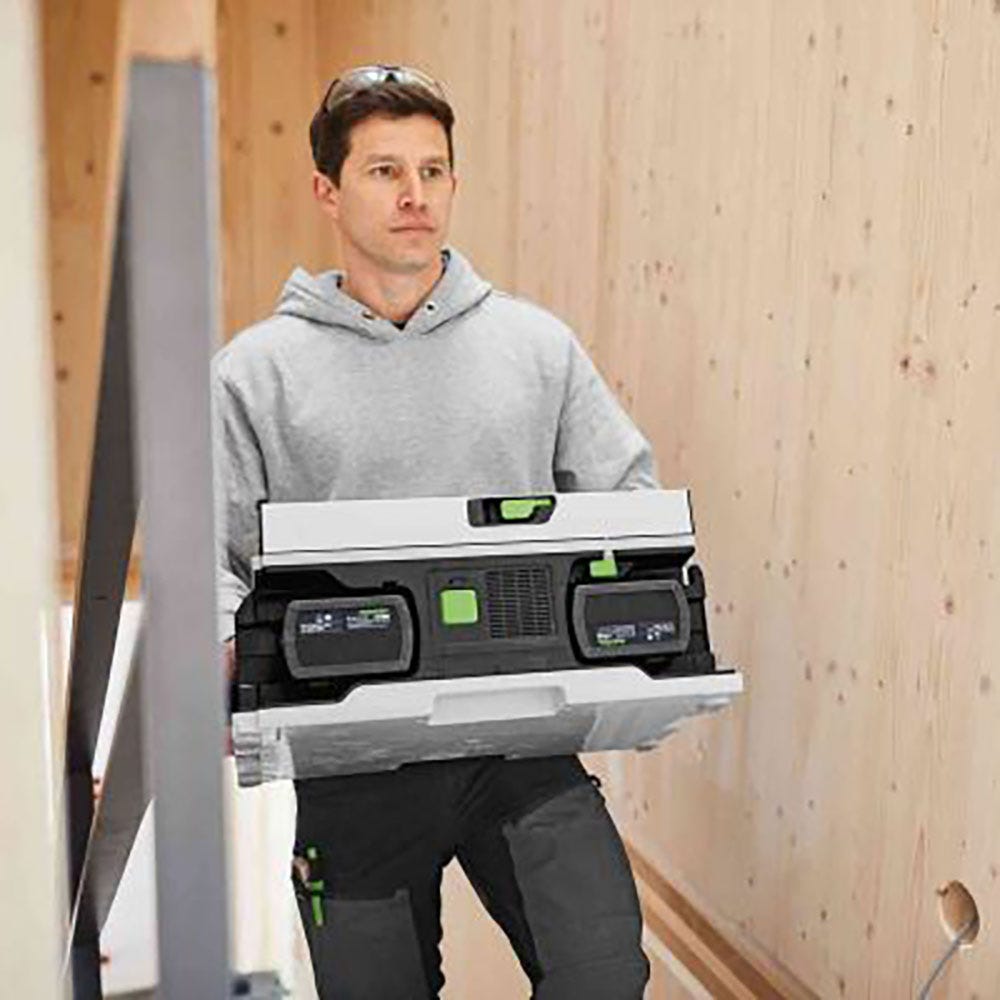FESTOOL CSC SYS 50 18 V 168 mm Serra sem fio Systainer 5.2 Ah Bluetooth Conjunto 577376