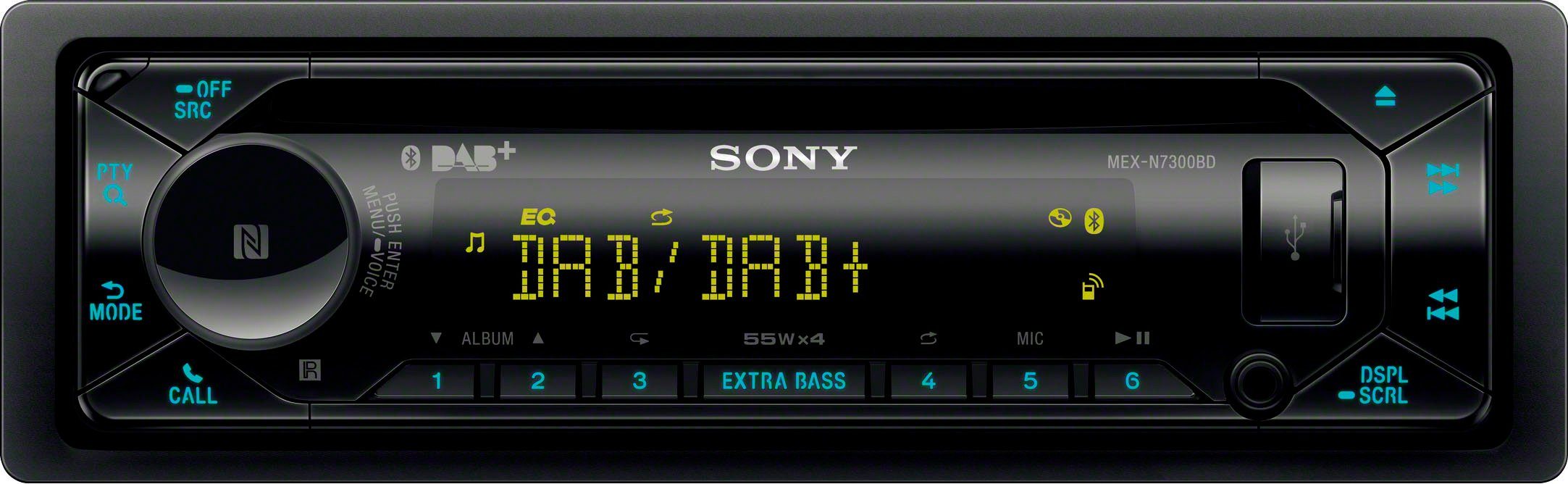 Sony MEXN7300KIT Autoradio (Digitalradio (DAB), 55 W)
