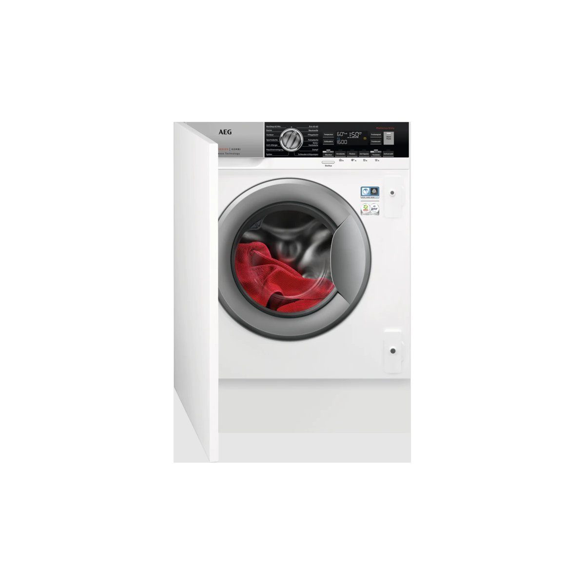 AEG Einbauwaschtrockner AEG L7WEI7680 8/4kg Einbauwaschtrockner, 1550U/min, Dualsense, 8,00 kg, 4 kg, 1600 U/min