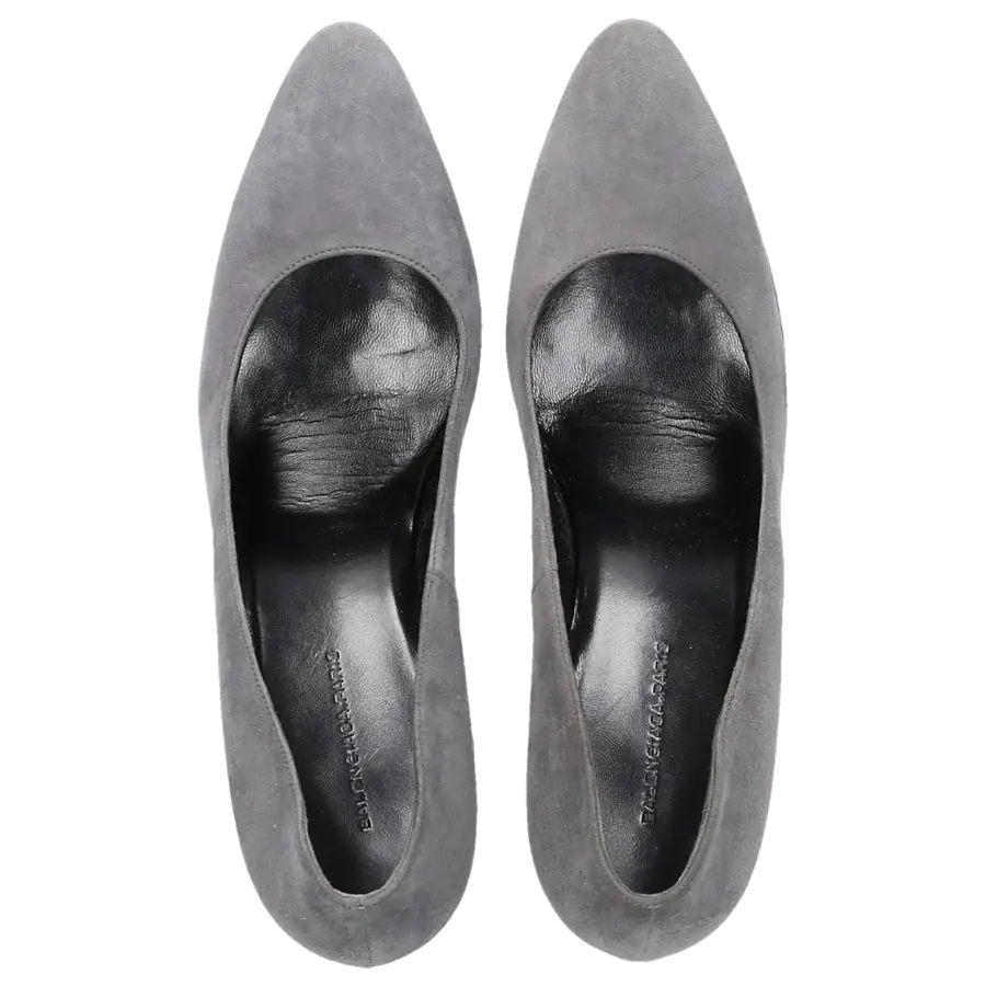 Balenciaga - Pumps Kalbsleder Veloursleder grau - grau