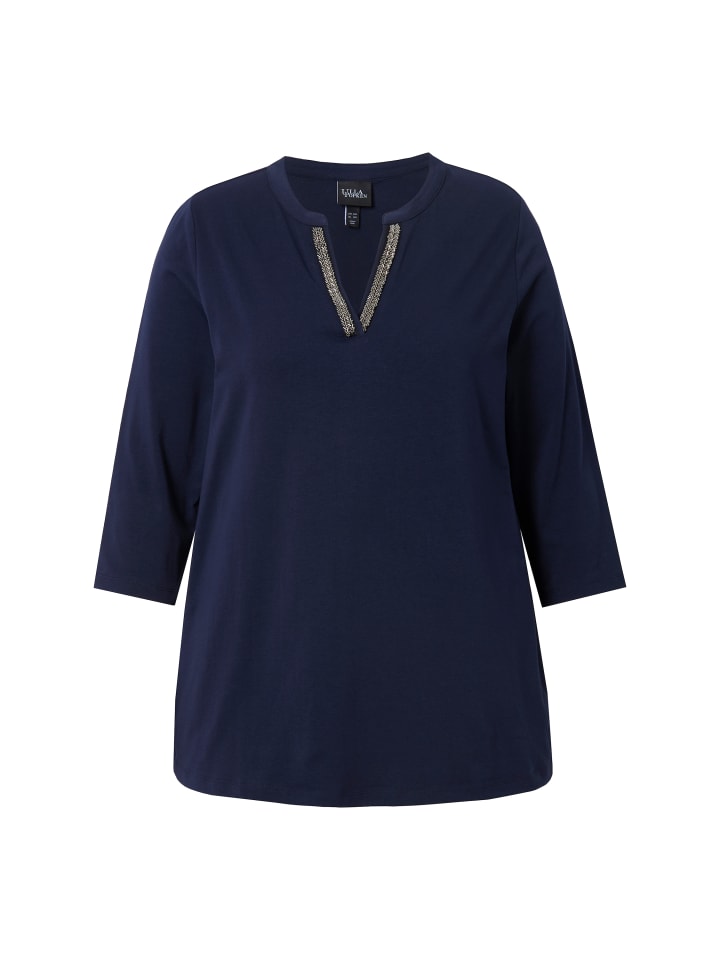 Ulla Popken Longshirt in marine günstig kaufen