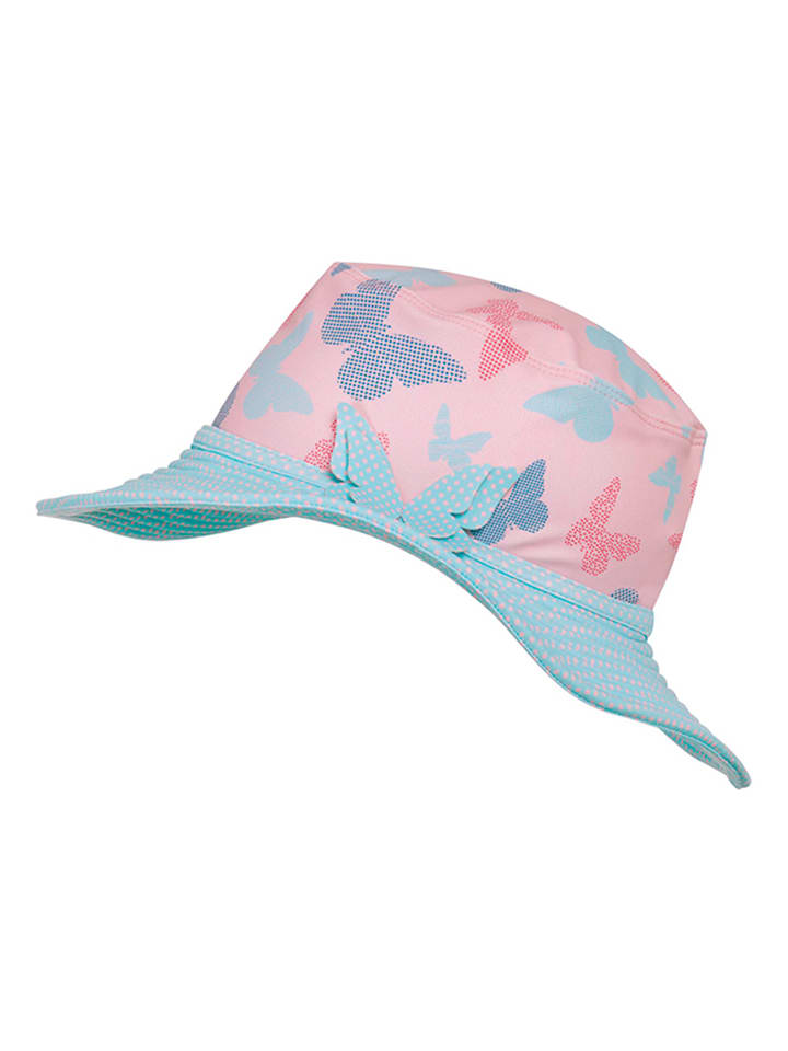 Playshoes Sonnenhut in Rosa/ Türkis günstig kaufen
