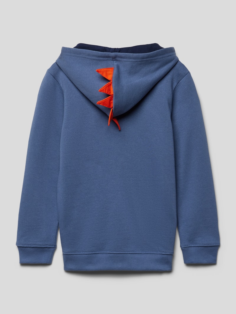 Sweatjacke mit Motiv-Print Modell 'DINO' in jeans