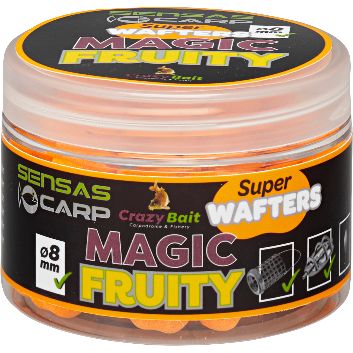 Sensas Hakenköder Super Wafters (Magic Fruity)