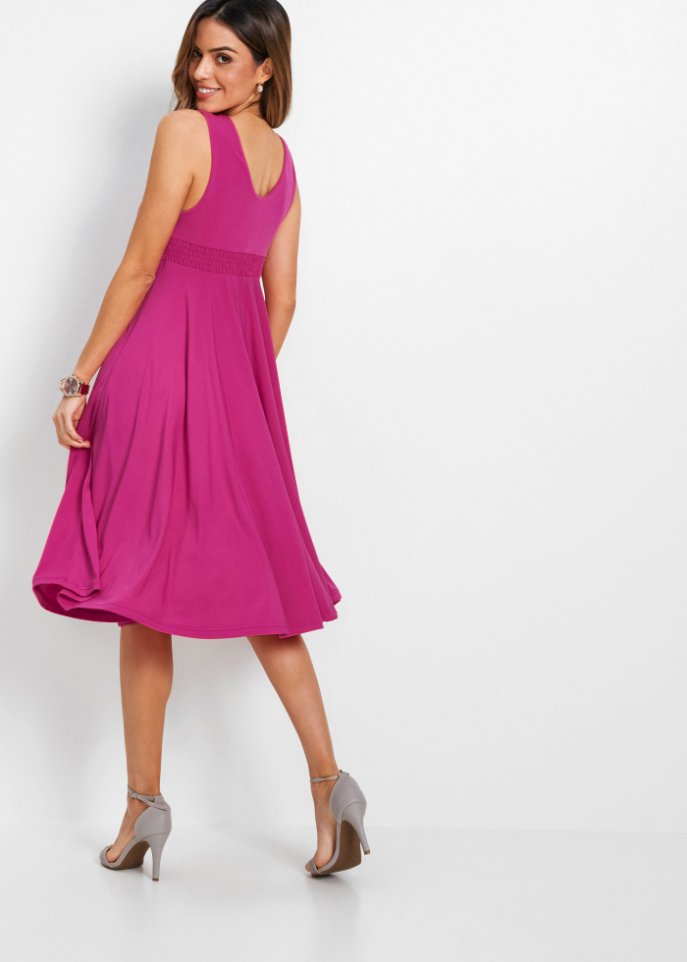 Shirtkleid mit V-Ausschnitt