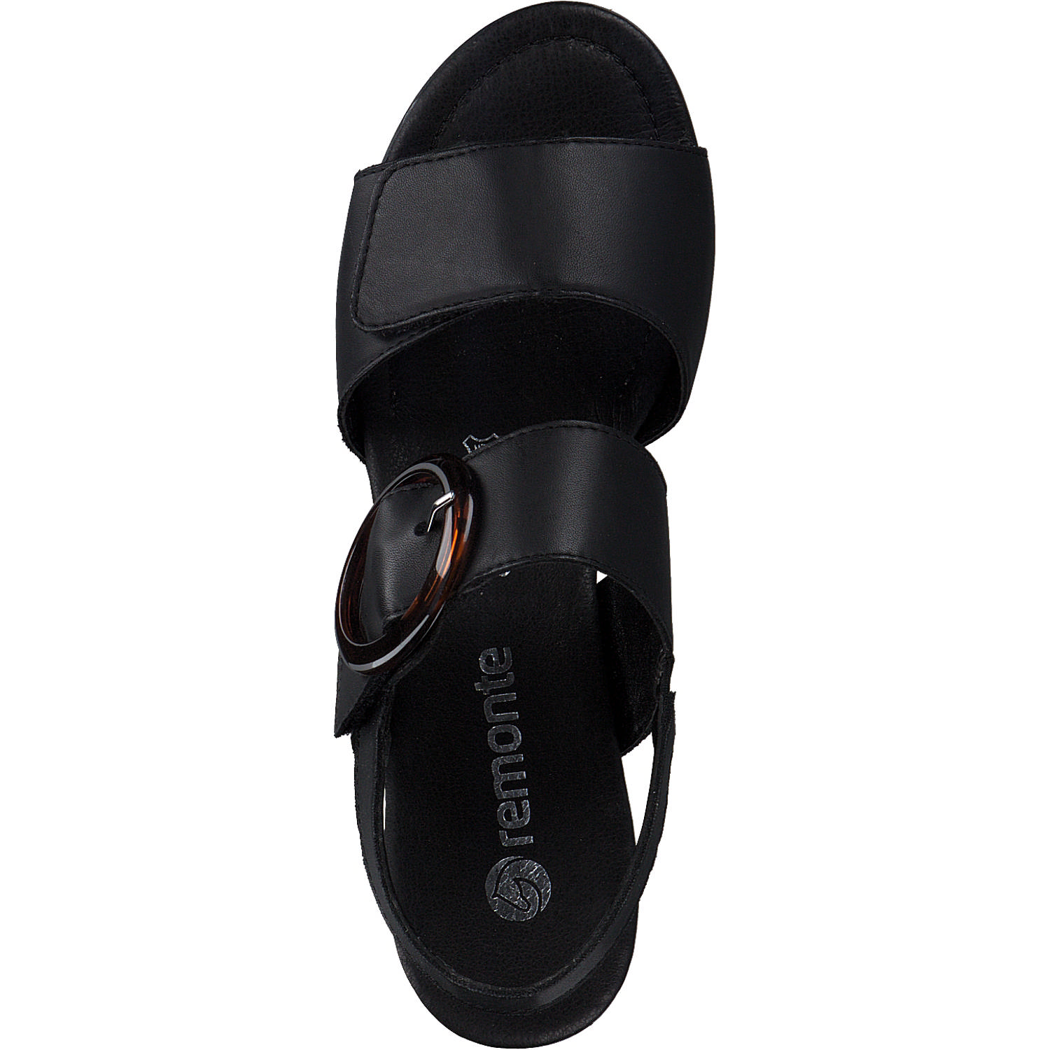 Remonte D0P53, Keilsandaletten, Damen, schwarz/schwarz